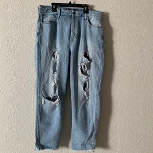 Hollister curvy mom jeans